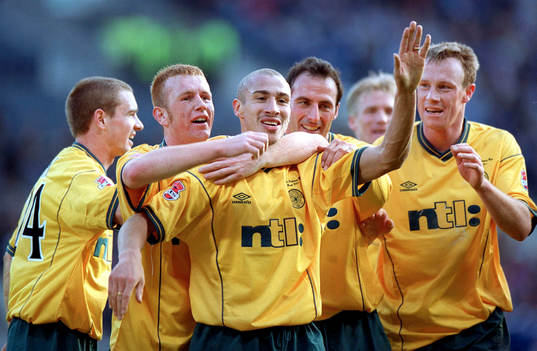 Henrik Larsson, Celtic jublar. (Jubel)