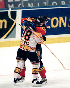 Ishockey, Elitserien, Semifinal, Djurgården - Luleå.