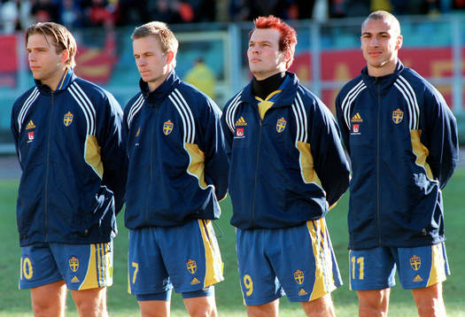 Fotboll, Sverige-Makedonien, Anders Svensson, Tobias