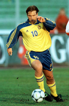 Sverige - Makedonien: Anders Svensson, Sverige
