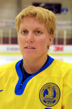 Ishockey, dam, Sverige, Ylva Lindberg, lagkapten