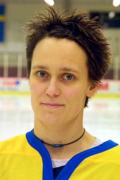 Ishockey, dam, Sverige, Pernilla Burhalm, ass lagkapten