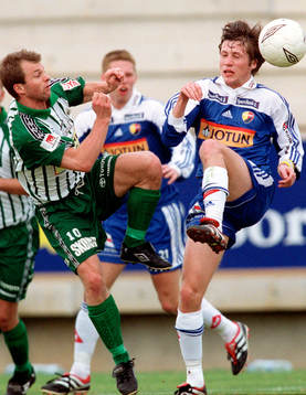 Frölundas Niclas Johansson och Sandefjörds Tom Richard