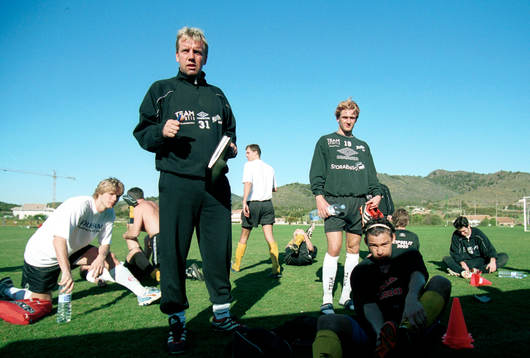 Hasse Larsson, tränare Mjällby