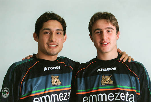 Fotboll, Italien, Pablo Pinones Arce och Valentino Lai,