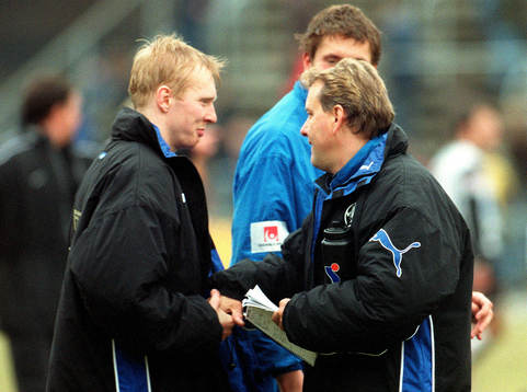 Johan Andersson, Trelleborg och Ole Mörk, tränare