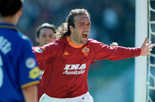 Fotboll, Italienska Serie A, Gabriel Batistuta (jubel)