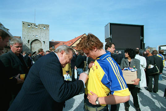 Upptaktsträff i Visby. Lennart Johansson