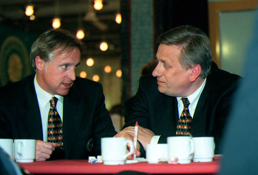 Upptaktsträff i Visby. Mats Olsson och Tommy Söderberg