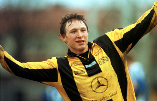 Fotboll, Allsvenskan,  Kim Källström, Häcken (jubel)