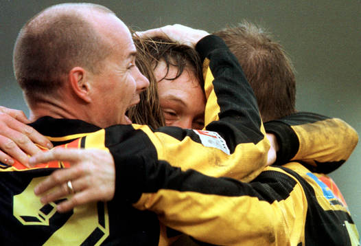 Fotboll, Allsvenskan, Kim Källström, Häcken (jubel)