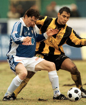 Mikael Nilsson, Halmstad och Johan Lind, Häcken