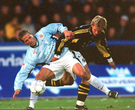 Erik Johansson, Malmö FF och Martin Åslund, AIK