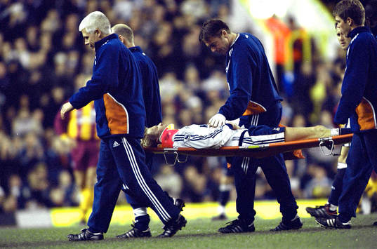 Steffen Iversen, Tottenham, skada