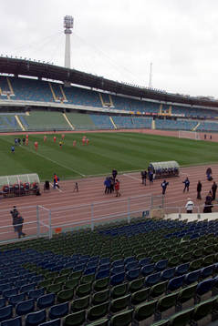Djurgården - Göteborg, Nya Ullevi, tomma läktare