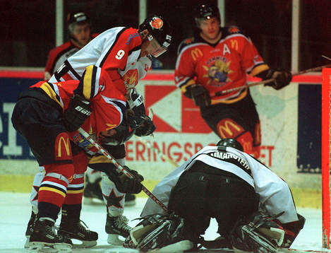 Hockey, Halmstad Hammers - IF Mölndal, Björn Lindén,