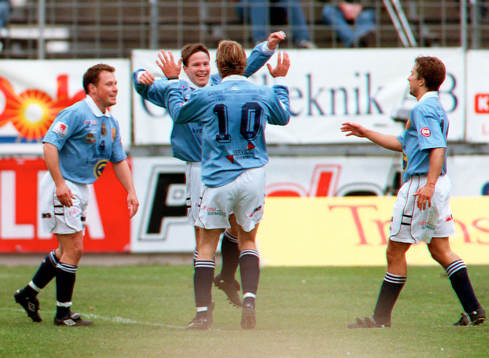 Jörgen Öbrink, Daniel Moffatt och Johan Berg, Gefle IF,