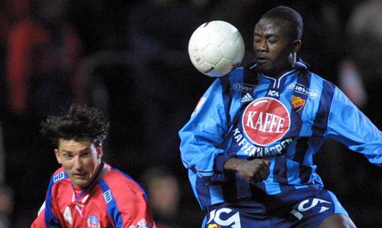 Jones Kusi, DIF och Mikael Gustavsson, HIF