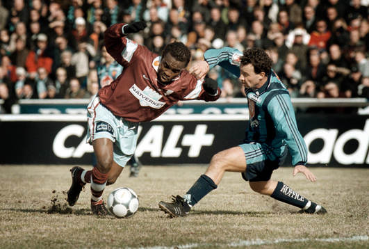 Peter Ijeh, MFF och Stefan Rehn, DIF