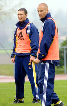 Olof Mellberg och Patrik Andersson