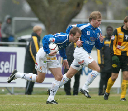 Trelleborgs Patrik Svensson och Christian Andersson provar