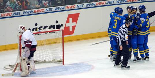 Arturs Irbe deppar, svenskarna jublar