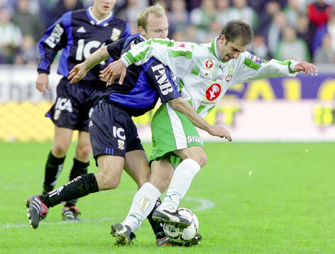 Hammarbys Kennedy Bakircioglu mot Göteborgs Håkan Mild