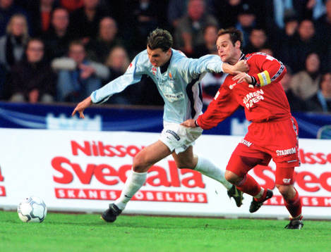 Zlatan Ibrahimovic, Malmö FF och Thomas Olsson, Norrköping