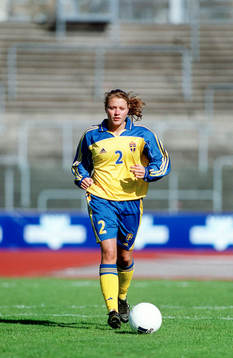 dam, fotboll, Karolina Westberg