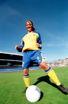 dam, fotboll, Karolina Westberg