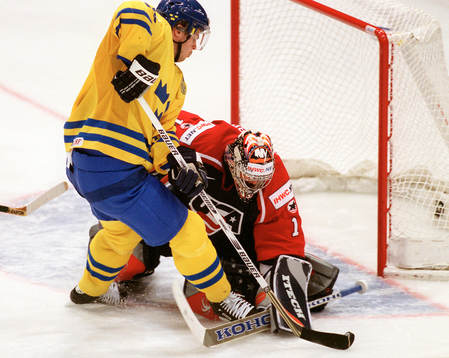 Fredik Modin, Sverige och Rick Dipietro, USA