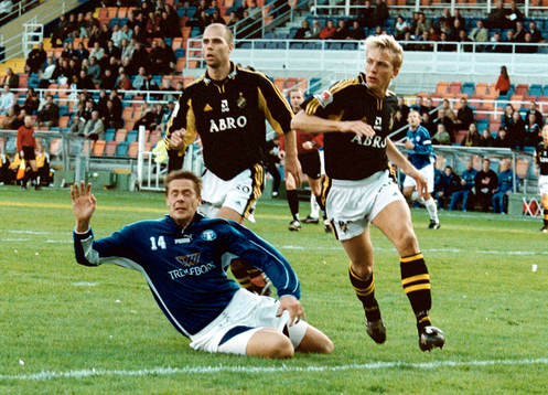 Mika Kottila, Trelleborg och Erik Edman och Teddy Lucic, AIK