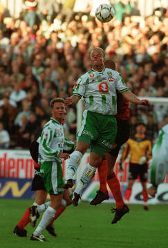 Andreas Hermansson, Hammarby når högst i en nickduell