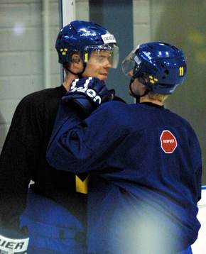 Fredrik Modin och Per-Johan Axelsson