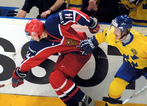 PerJohan Axelsson och Pavel Datsyuk