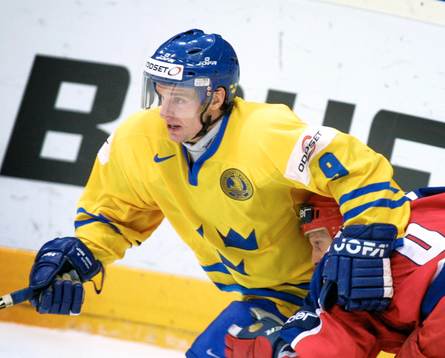 Kristofer Ottosson trycker undan Andrei Evstafiev
