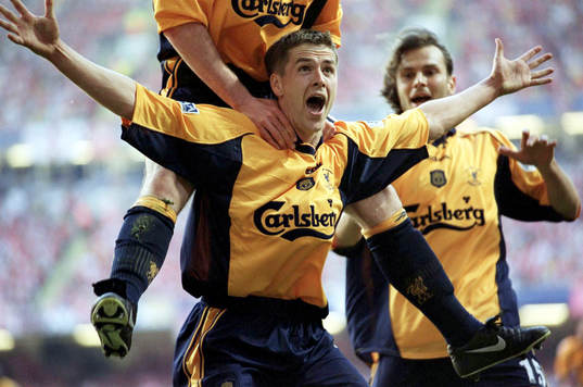 Michael Owen, Liverpool (jubel)