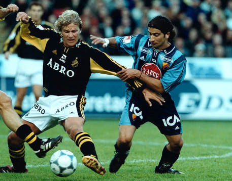 fotboll Allsvenskan AIK - Djurgården . Mattias