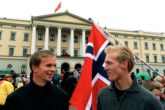 Tobias Linderoth och Christian Wilhelm i Oslo