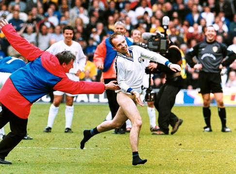 Streaker på Elland Road