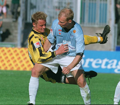 s hjälte Jörgen Ohlsson (1-0) trycker dit Peter Markstedt