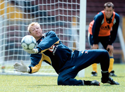 Fotboll, VM-Kval, Sverige, Magnus Hedman, Sverige