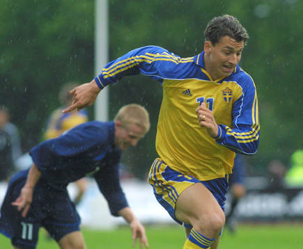 Fotboll, U21, Sverige-Slovakien Zlatan Ibrahimovic