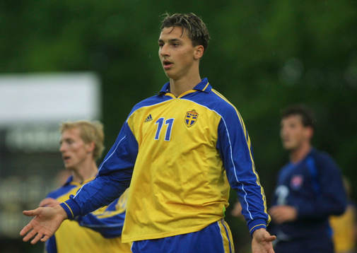 Fotboll, U21, Sverige-Slovakien Zlatan Ibrahimovic