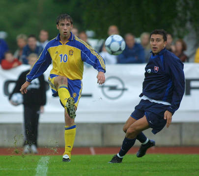 Fotboll, U21, Sverige-Slovakien, Rade Prica