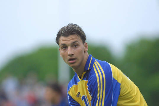 Fotboll, U21, Sverige-Slovakien Zlatan Ibrahimovic