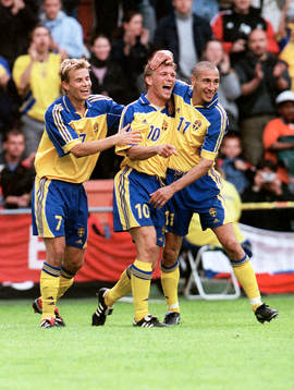 Niklas Alexandersson, Marcus Allbäck och Henrik Henke