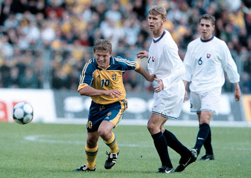 fotboll Sverige - Slovakien, Marcus Allbäck