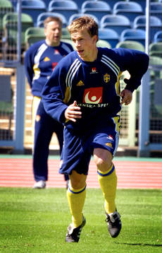Fotboll, VM-Kval, Träning, Tobias Linderoth, Sverige
