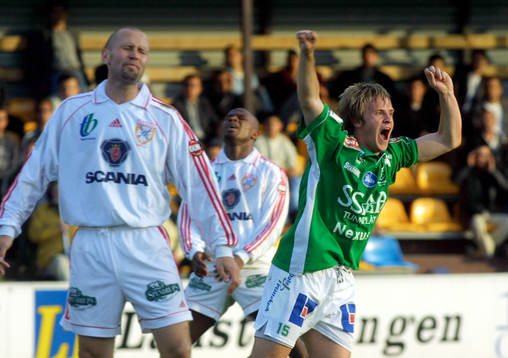 Johan Norell, Brage jublar och Samuel Ayorinde och Michael